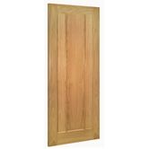 deanta norwich internal oak panelled door angled