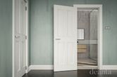 deanta rochester white primed door bathroom lifestyle