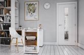 deanta seville glazed white primed door home office lifestyle