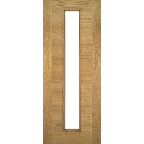deanta seville oak 1l glazed door