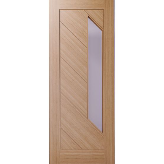 deanta torino oak glazed door