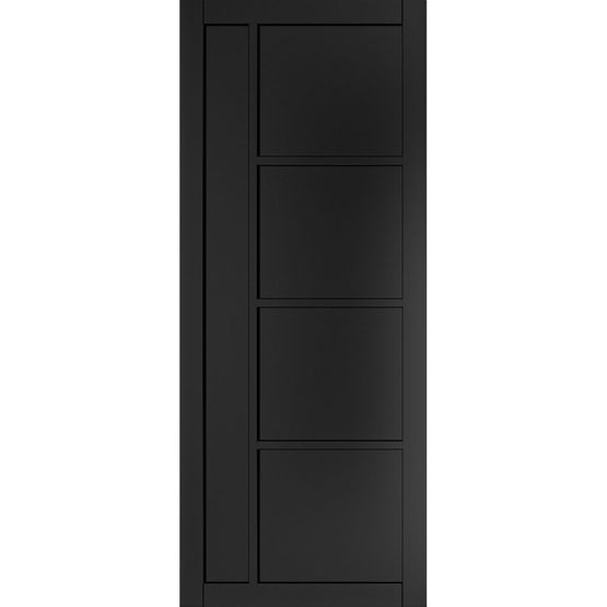 deanta urban brixton black solid internal door