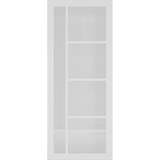 deanta urban brixton white clear glazed internal door