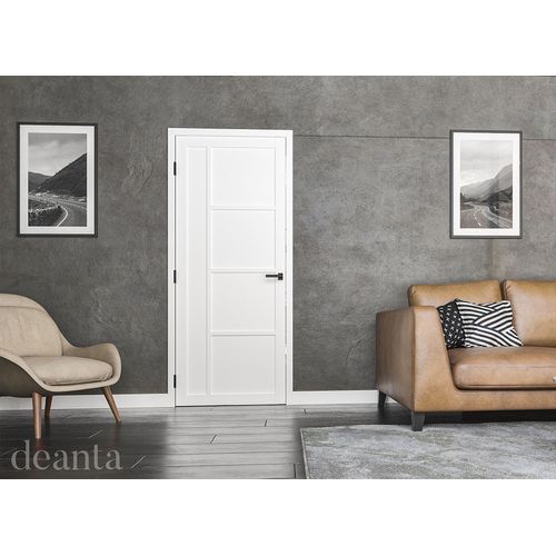 deanta urban brixton white solid internal door living room lifestyle