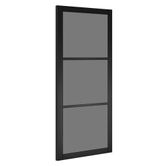deanta urban camden black tinted glazed internal door angle