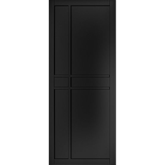 deanta urban dalston black solid internal door