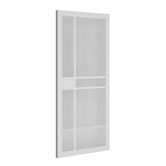 deanta urban dalston white clear glazed internal door angle