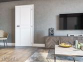 deanta urban dalston white solid internal door living room lifestyle