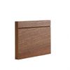 Deanta Walnut Pre-Finished Shaker Skirting Boards 3.6m - Pack of 4