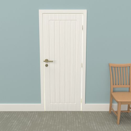 Door Superstore Millbridge Cottag White Primed Internal Door