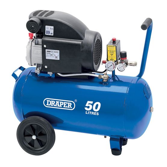 draper air compressor 50l primary