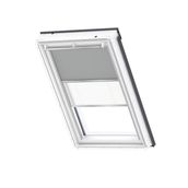 VELUX Duo Blackout Blind in Grey/White