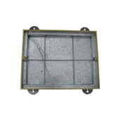 EcoGrid Brass Edged Manhole Cover with Steel Frame