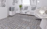 Ethno Mix Porcelain Floor Tile situ