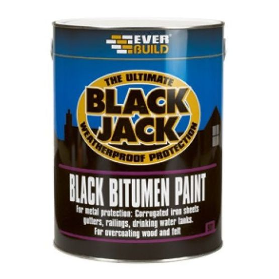 Everbuild Black Jack 901 Black Bitumen Paint - 25 Litres