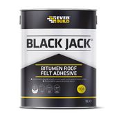 Bitumen Roofing Felt Adhesive - Black Jack  - 5 Litres