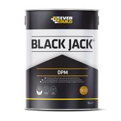 Everbuild 908 Black Jack DPM / Damp Proof Liquid Membrane - 5 Litres