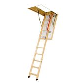 Fakro Thermo 3 Section Wooden Loft Ladder 2.8m Length