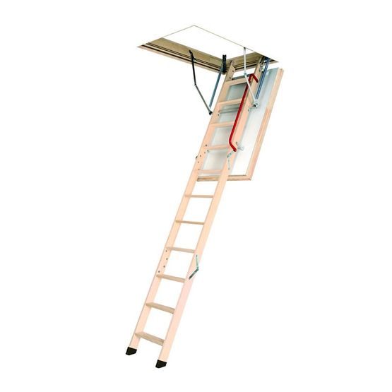 fakro lwt wooden highly energy efficient loft ladder