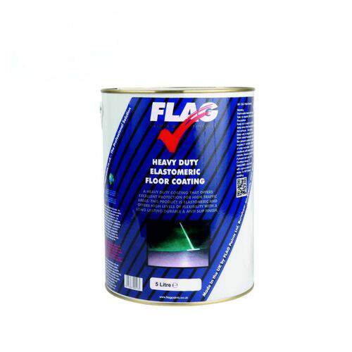 Flag Paints Anti Slip Elastomeric Floor Paint 5L - Mid Grey FPASLMGY5