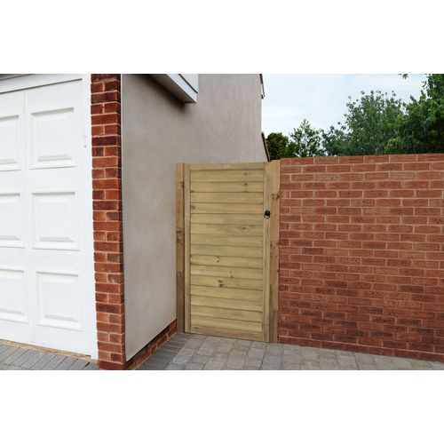 Forest Gardens Horizontal Tongue & Groove Gate 6ft (1.83m high) lifestyle