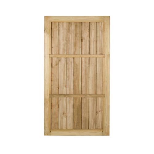 Forest Gardens Pressure Treated Featheredge Gate 6ft (1.80m high) back