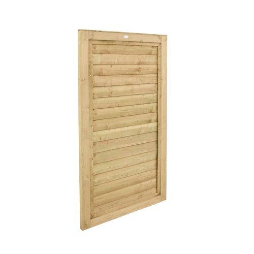 Forest Gardens Pressure Treated Square Lap Gate 6ft (1.83m high) angle