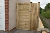 Forest Gardens Pressure Treated Square Lap Gate 6ft (1.83m high) lifestyle
