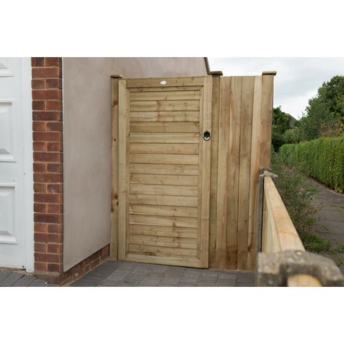 Forest Gardens Pressure Treated Square Lap Gate 6ft (1.83m high) lifestyle