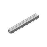 hauraton recyfix top x a15 channel  galvanised steel slotted grating  1000mm175458