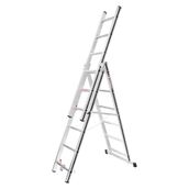 Hymer AluPro 3 Section Black Line Fixed Stabiliser Bar Combination Ladder 