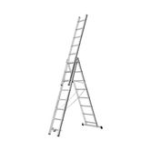 Hymer AluPro 3 Section Black Line Fixed Stabiliser Bar Combination Ladder 2.32m 5.11m