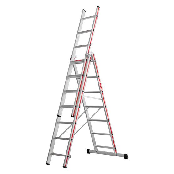 Hymer Red Line 3 Section Combination Ladder 2.07m 4.87m