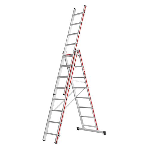 Hymer Red Line 3 Section Combination Ladder 2.35m 5.43m