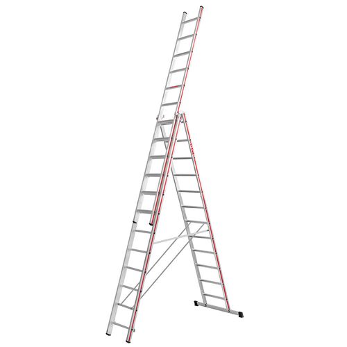 Hymer Red Line 3 Section Combination Ladder 3.47m 8.51m