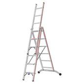 Hymer Red Line Industrial 3 Section Combination Ladder 
