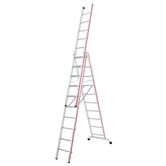 Hymer Red Line Industrial 3 section Combination Ladder 3.02m 7.22m