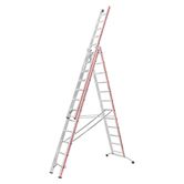 Hymer Red Line Industrial 3 section Combination Ladder 3.63m 8.66m