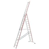 Hymer Red Line Industrial 3 section Combination Ladder 4.17m 9.78m