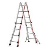 Hymer Red Line Telescopic 4 Section Combination Ladder 4 Rungs second