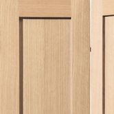 internal oak etna shaker style panelled bifold door 762mm x 1981mm237170