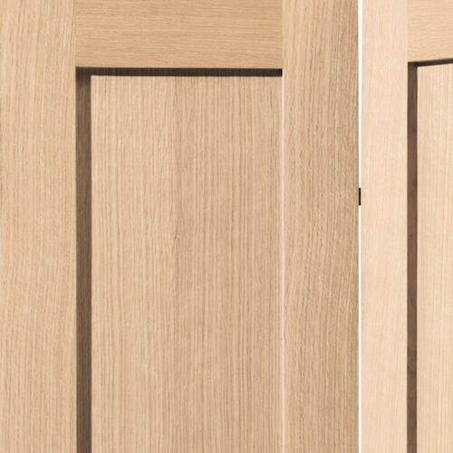 internal oak etna shaker style panelled bifold door 762mm x 1981mm237170