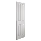 jb kind canterbury grained white primed panelled door angled