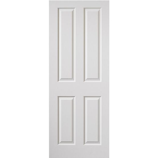 jb kind canterbury grained white primed panelled door