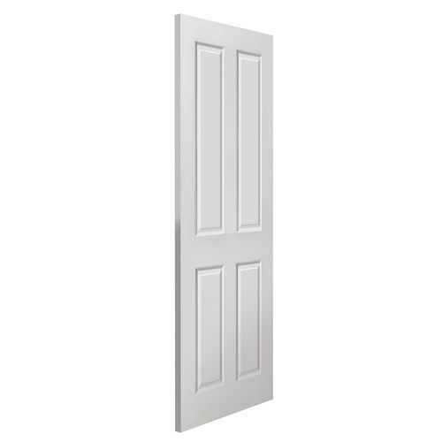 jb kind canterbury smooth white primed panelled door angled