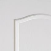 jb kind classique white primed internal panelled door close up