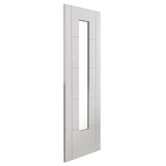 jb kind emral white primed 1l glazed internal door angled