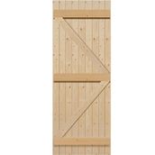 JB Kind Ledged & Braced Shed Door/Wooden Gate - 1981mm x 762mm