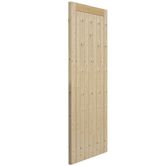 jb kind external softwood boarded framed braced ledged shed door angled