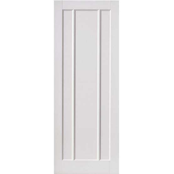 jb kind jamaica white primed internal panelled door